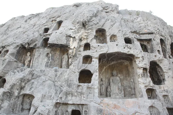 Άνθρωπος-σκαλιστά grottoes στην luoyang, Κίνα — Φωτογραφία Αρχείου