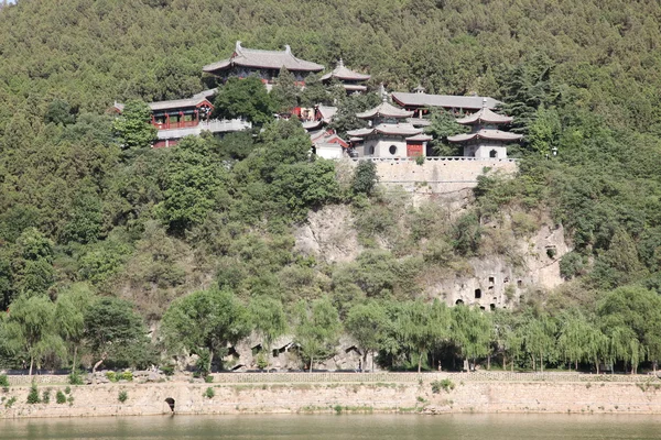 Luoyang Budda jaskinie dziesięciu tysięcy buddów, w Chinach — Zdjęcie stockowe