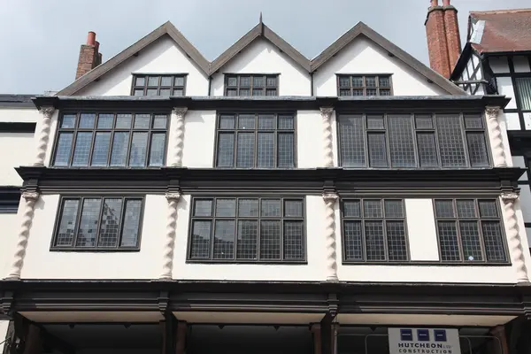 Старое здание в Честере, Англия, Великобритания — стоковое фото