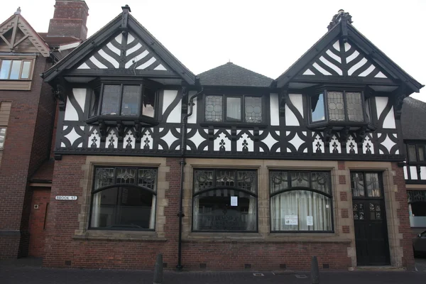 Tudorstijl gebouwen in chester Verenigd Koninkrijk — Stockfoto