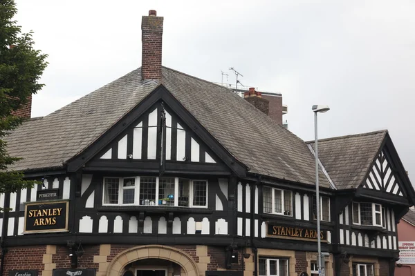 Gebäude im Tudor-Stil in chester uk — Stockfoto