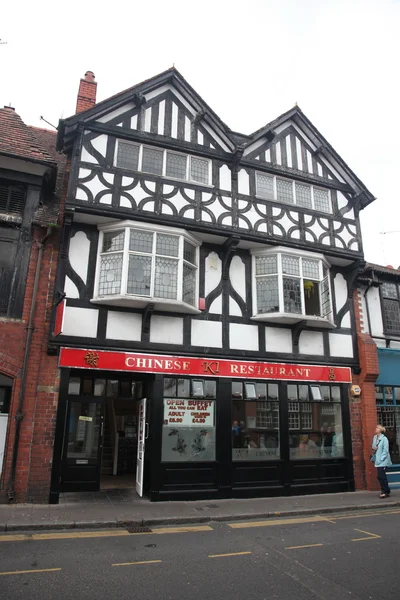 Tudor style buildings in Chester UK — Stock Photo, Image