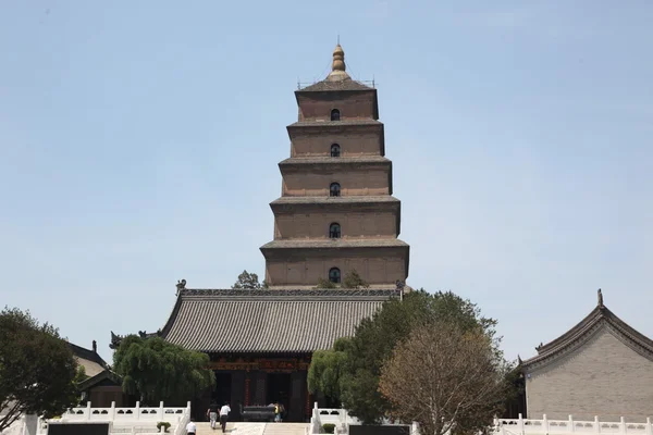 Velké divoké husy pagoda. Xian, Čína — Stock fotografie
