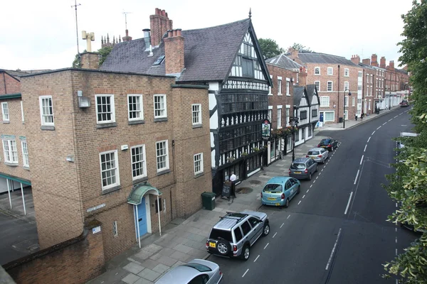 Straßen von chester, uk — Stockfoto