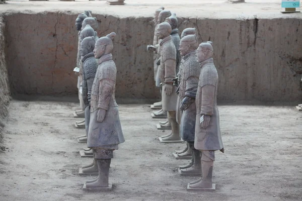 Guerreros de terracota en Xian, China — Foto de Stock