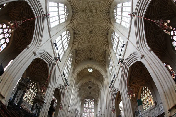 Soffitto della Cattedrale di Bath, Inghilterra — Foto Stock