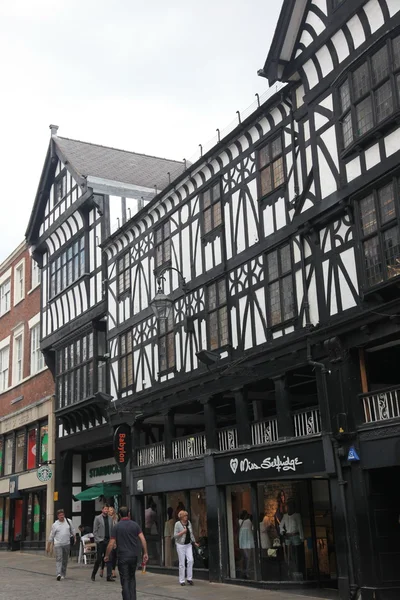Antiguo edificio en Chester, Inglaterra, Reino Unido — Foto de Stock