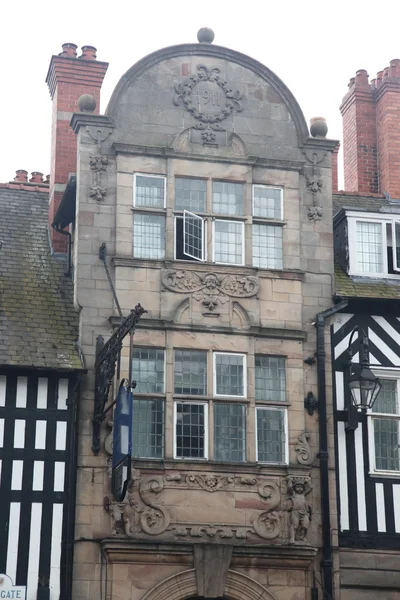 Edifici in stile Tudor a Chester — Foto Stock