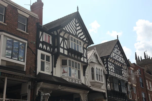 Stary budynek w chester, Anglia, Wielka Brytania — Zdjęcie stockowe