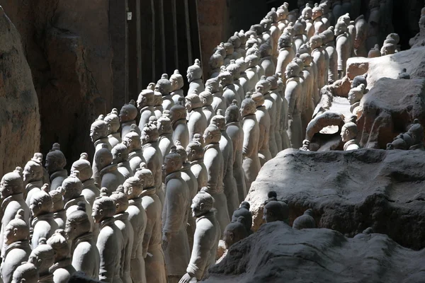 Terakotowa warriors w xian, Chiny — Zdjęcie stockowe