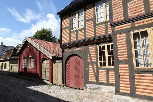 Straße im Volksmuseum — Stockfoto