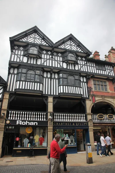 Antico edificio a Chester, Inghilterra, Regno Unito — Foto Stock