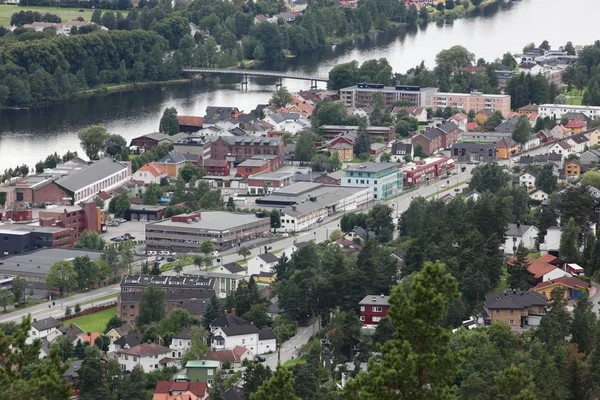 Vista de la ciudad de Drammen — Foto de Stock