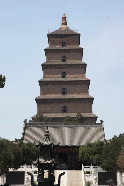 Grande pagoda d'oca selvatica. Xian, Cina — Foto Stock