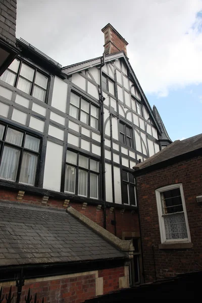 Tudorstijl gebouwen in chester Verenigd Koninkrijk — Stockfoto