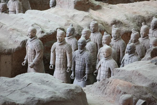 Terakotowa warriors w xian, Chiny — Zdjęcie stockowe