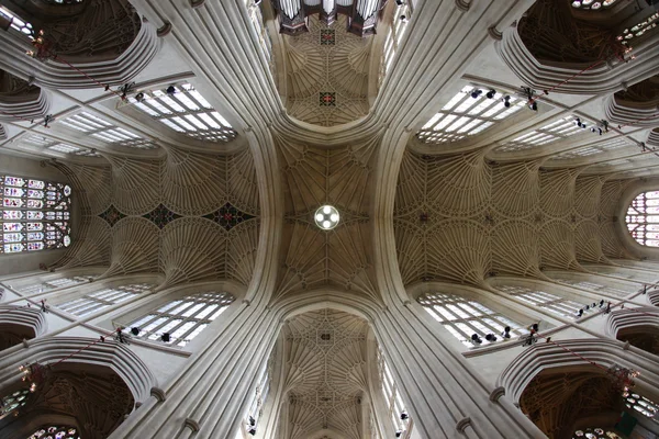 Soffitto della Cattedrale di Bath, Inghilterra — Foto Stock