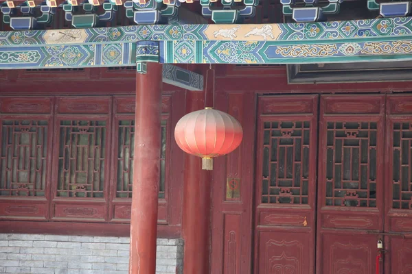 Gate in the Temple in Shao Lin — Stock Photo, Image