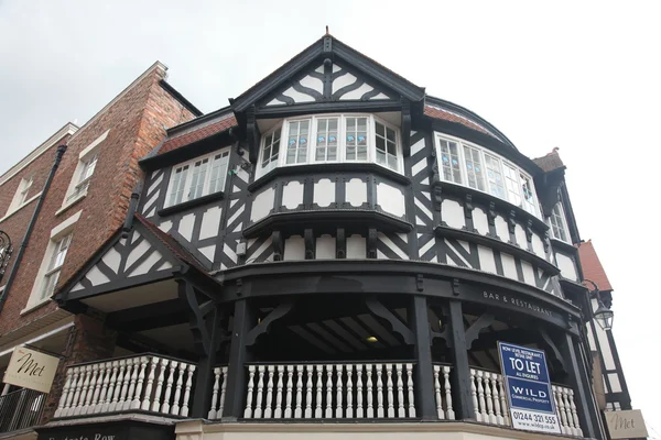 Antiguo edificio en Chester, Inglaterra, Reino Unido — Foto de Stock