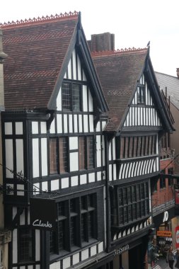 Tudor styly buildings in Chester, UK
