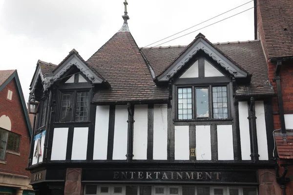 Tudorovském stylu budovy v chester uk — Stock fotografie