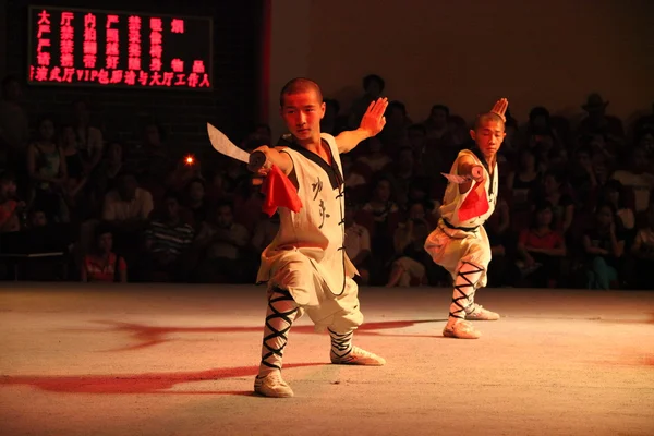 Guerreros Shaolin — Foto de Stock