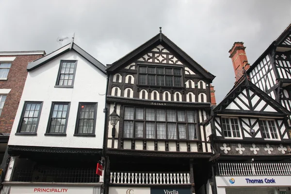 Stary budynek w chester, Anglia, Wielka Brytania — Zdjęcie stockowe