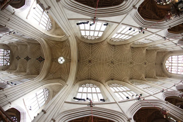 Soffitto della Cattedrale di Bath, Inghilterra — Foto Stock