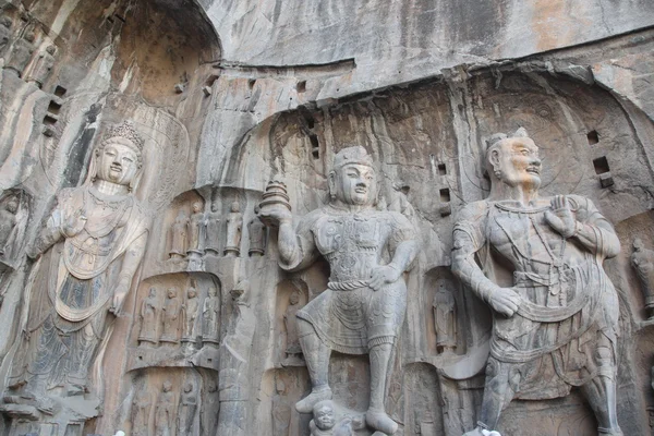 Longmen Grottoes — Stockfoto