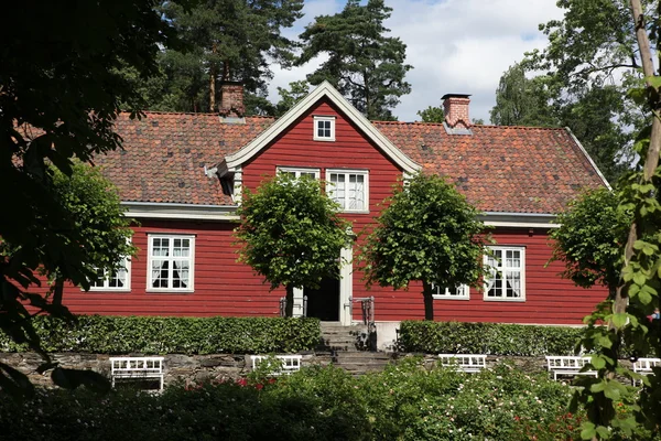 Typical Norwegian house — Stock Photo, Image