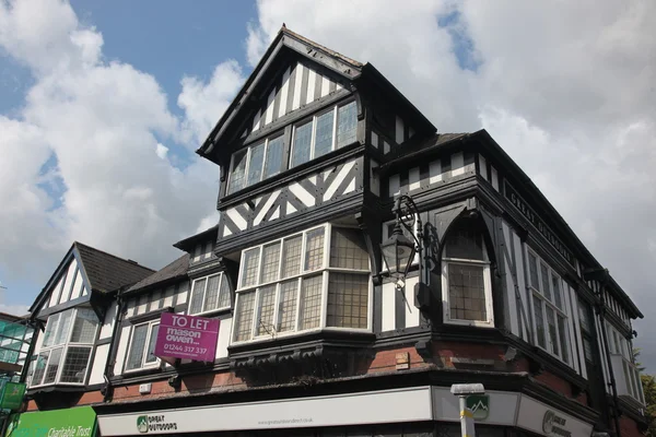 Gebäude im Tudor-Stil in chester uk — Stockfoto