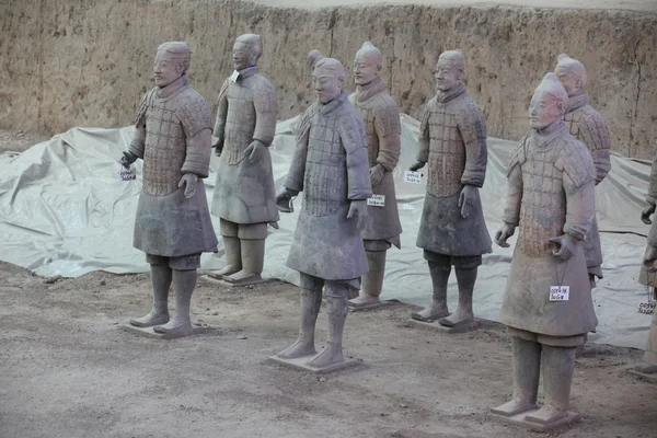 Guerrieri di terracotta a Xian, Cina — Foto Stock