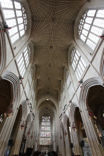 Plafond de la cathédrale de Bath, Angleterre — Photo