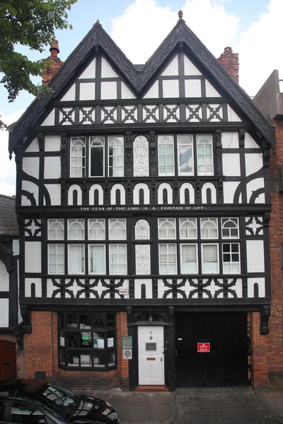 Tudor-stílusú épületek Anglia Chester — Stock Fotó