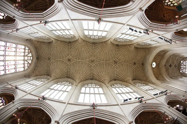 Plafond de la cathédrale de Bath, Angleterre — Photo