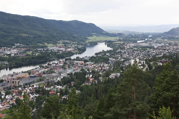 Ciudad de Drammen en Noruega — Foto de Stock