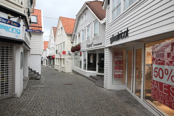 ベルゲン、ノルウェーの通り — ストック写真