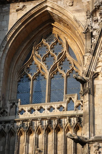 York Minster (Anglii największą średniowiecznego Kościoła) — Zdjęcie stockowe