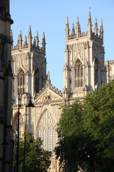 York Minster (England's largest medieval church) — Stock Photo, Image