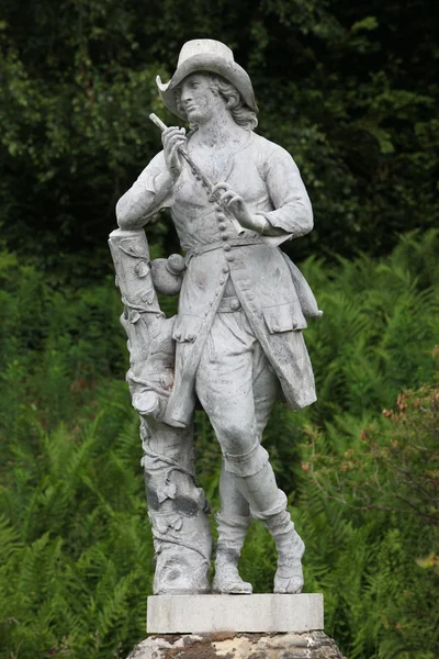 Der flötist, castle howard, yorkshire county, england — Stockfoto