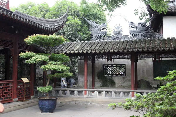 Сад Юйюань в Шанхае — стоковое фото