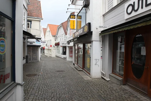 Улица в Бергене — стоковое фото