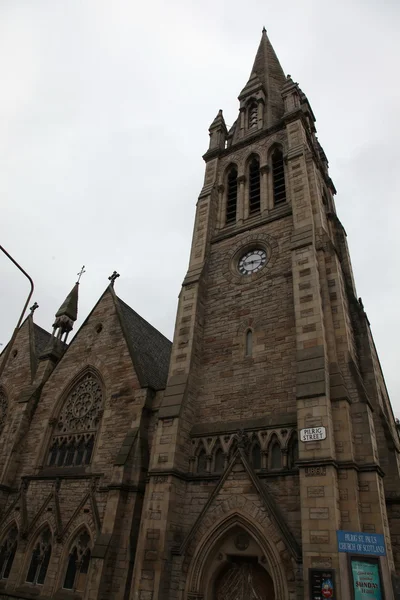 Вежі церкви в Единбурзі, Шотландія — стокове фото