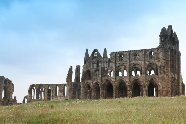 Ruins of Whitby Abbey, Yorkshire, England Stock Photo