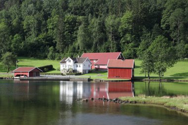 Yalnız ev deniz kenarı, Norveç