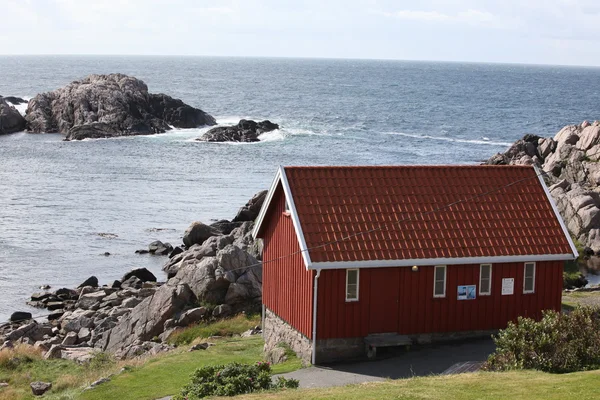 Farol de Lindesnes em Noruega — Fotografia de Stock