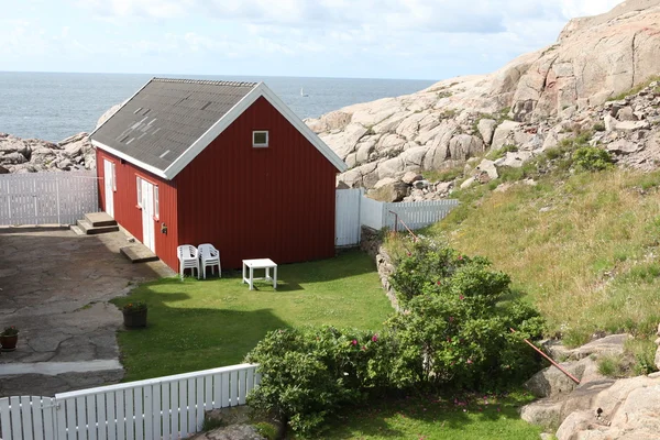 Norveç'te lindesnes feneri — Stok fotoğraf