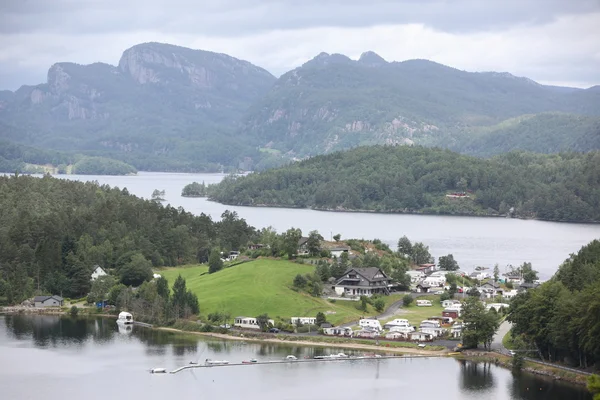 Hermoso paisaje rural, Noruega — Foto de Stock