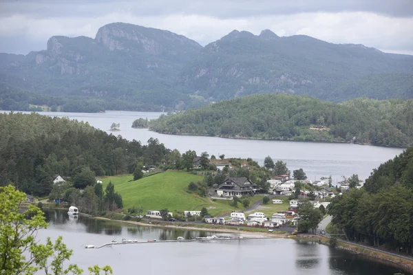 Hermoso paisaje rural, Noruega — Foto de Stock