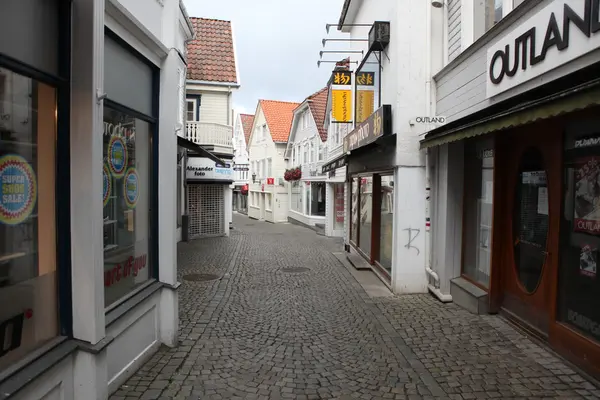 Traditionella trähus i bergen, Norge — Stockfoto